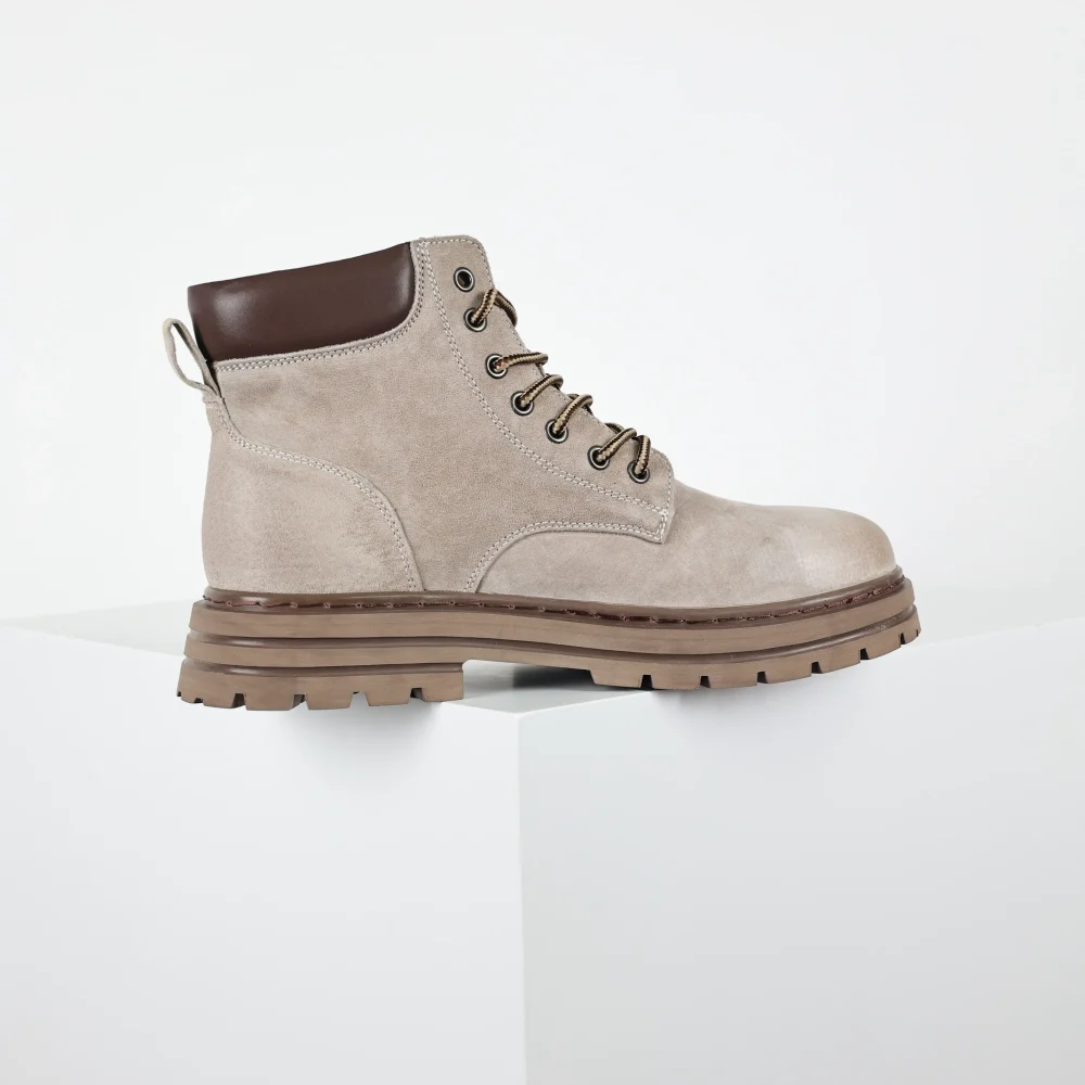 Timberland Outdoor High Top Freizeitstiefel gelb grau – Bild 5