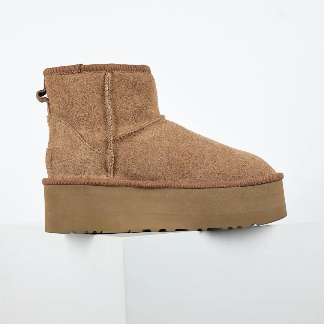UGG Mini Mid-Tank Plateau 5,08 cm Kastanie – Bild 7