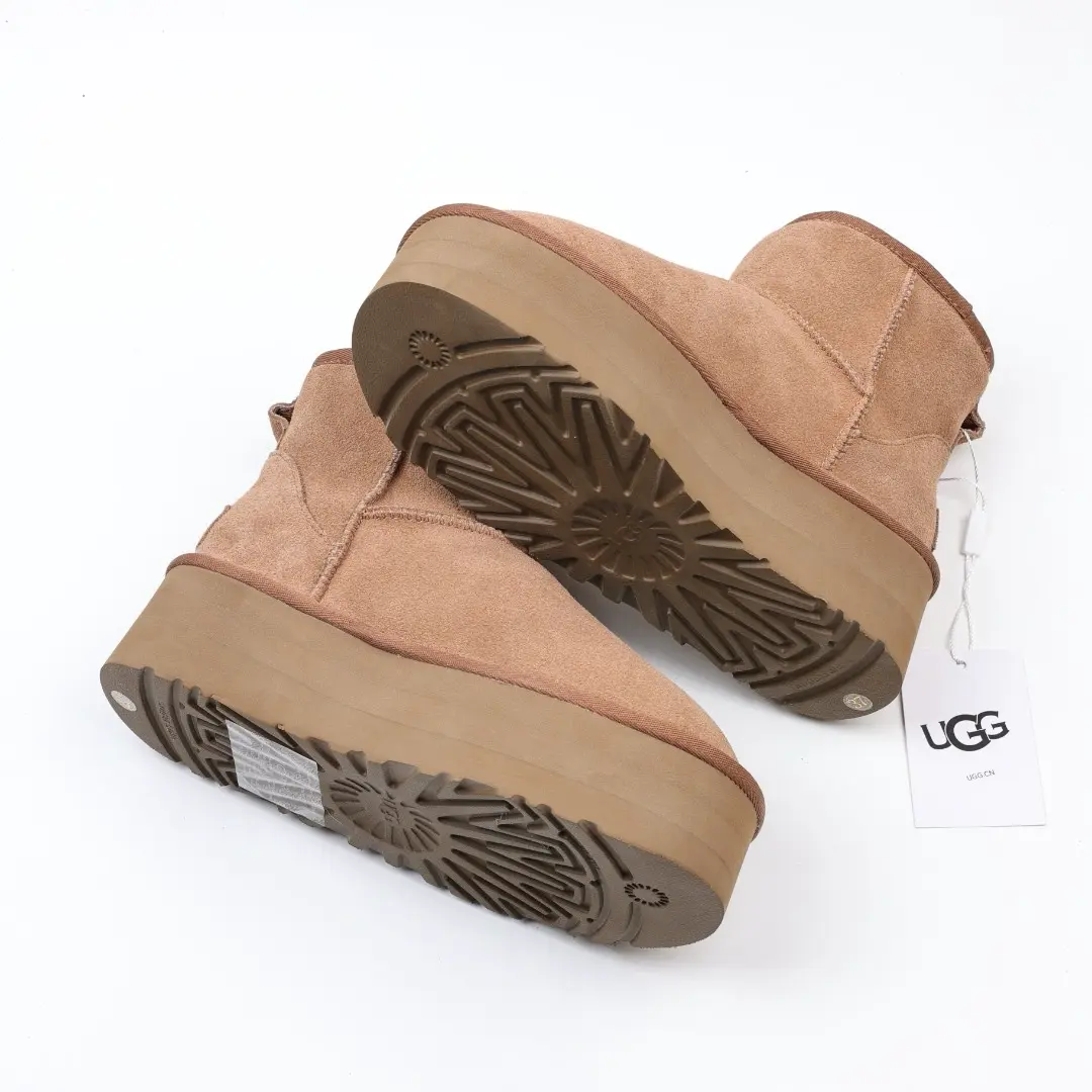 UGG Mini Mid-Tank Plateau 5,08 cm Kastanie – Bild 10
