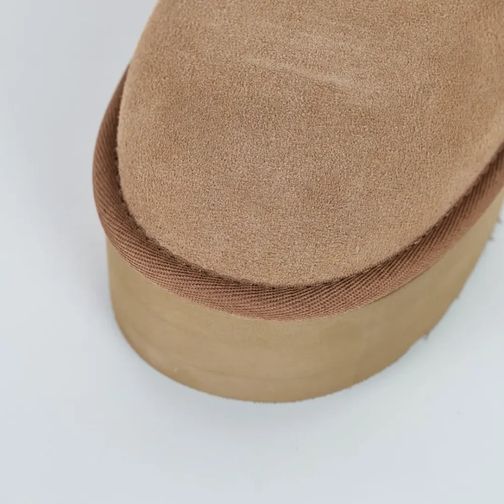 UGG Mini Mid-Tank Plateau 5,08 cm Kastanie – Bild 8