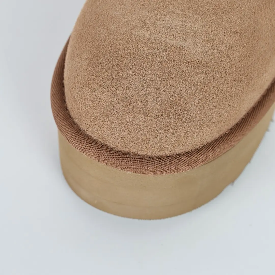 UGG Mini Mid-Tank Plateau 5,08 cm Kastanie – Bild 8