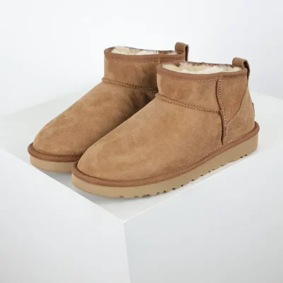 UGG Mini Thin Sole Kastanienbraun Kurzes Rohr 1,5 cm dünne Sohle