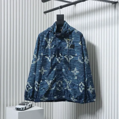 Windjacke mit Segelboot-Print