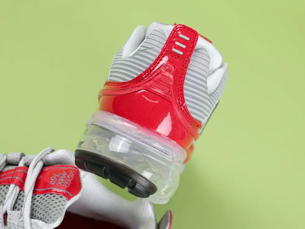 Air VaporMax 360 Laufschuhe Rot Grau Weiß – Bild 10