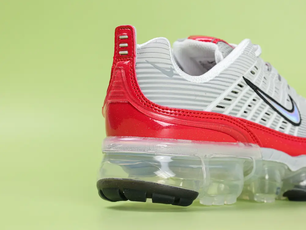Air VaporMax 360 Laufschuhe Rot Grau Weiß – Bild 8
