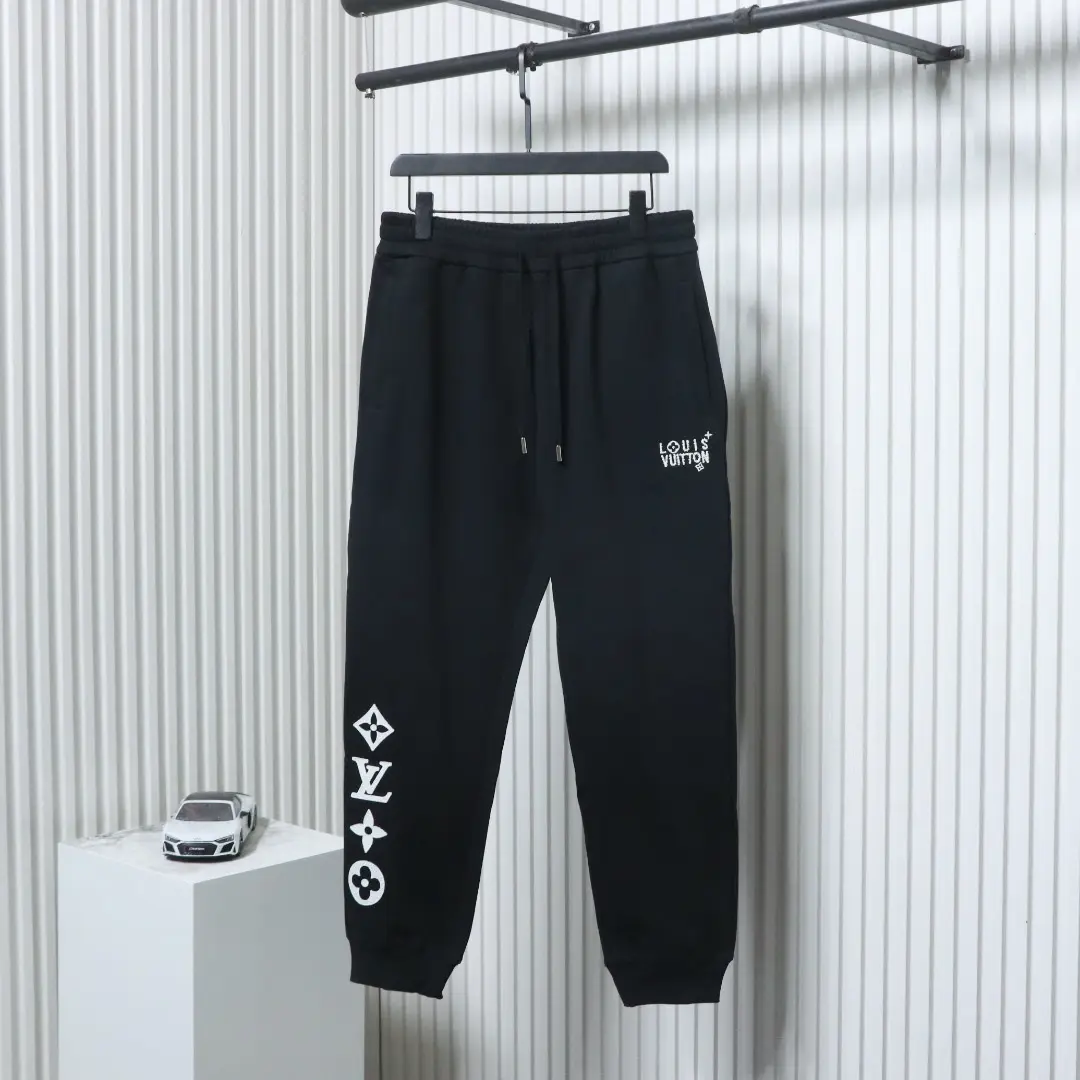 Anzughose mit Vier-Blumen-Stickerei