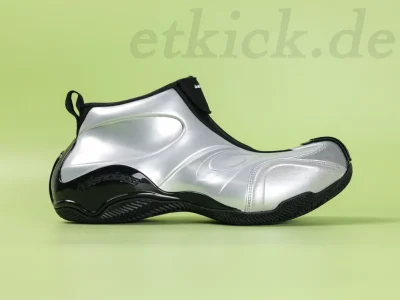 Balenciaga Herren-Basketballschuhe in Silber & Schwarz