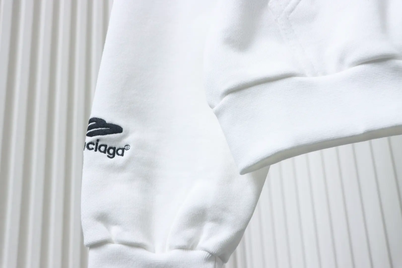 Balenciaga x Manchester United bestickter 01 Zip-Up-Hoodie – Bild 5