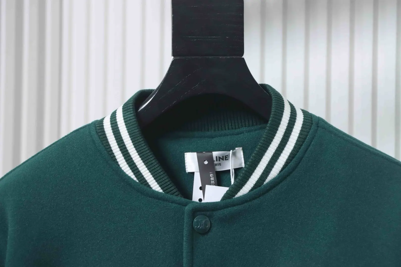 Celine Baseballjacke mit Patchwork-Stickerei – Bild 5