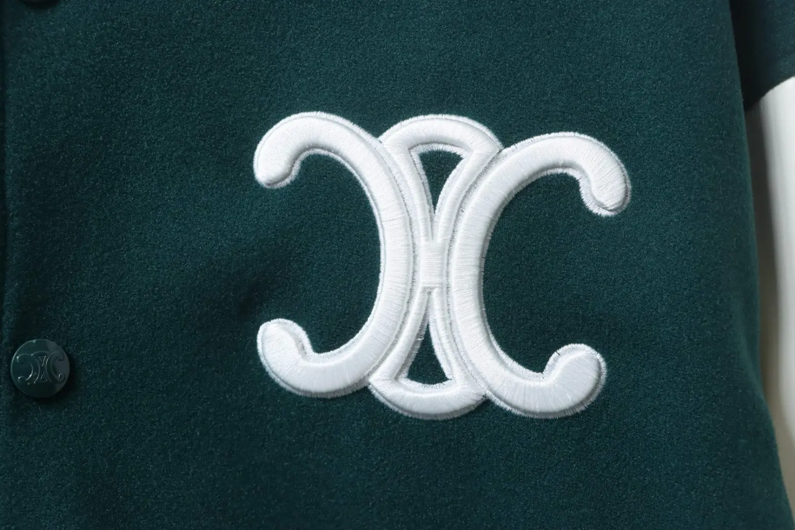 Celine Baseballjacke mit Patchwork-Stickerei – Bild 9