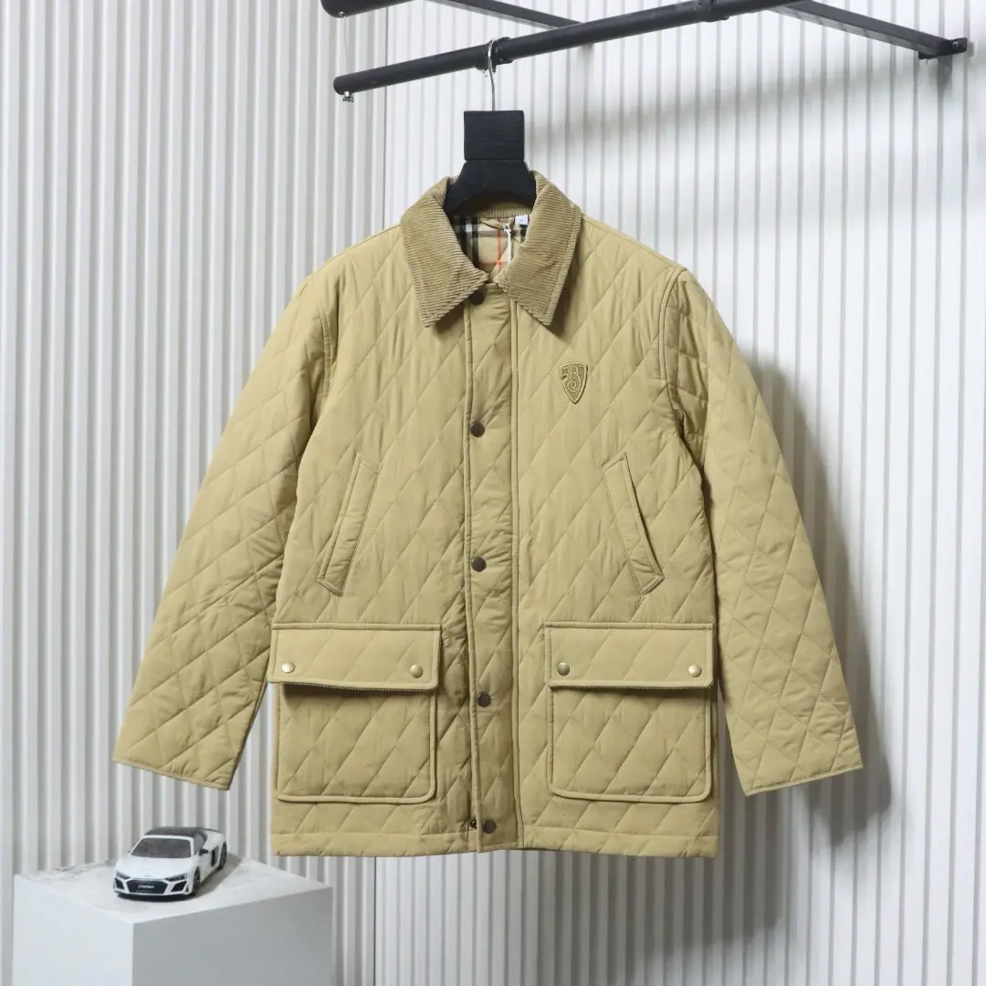 Jacke mit Musiknoten-Logo, Diamanttaschen, Baumwollmantel – Bild 12