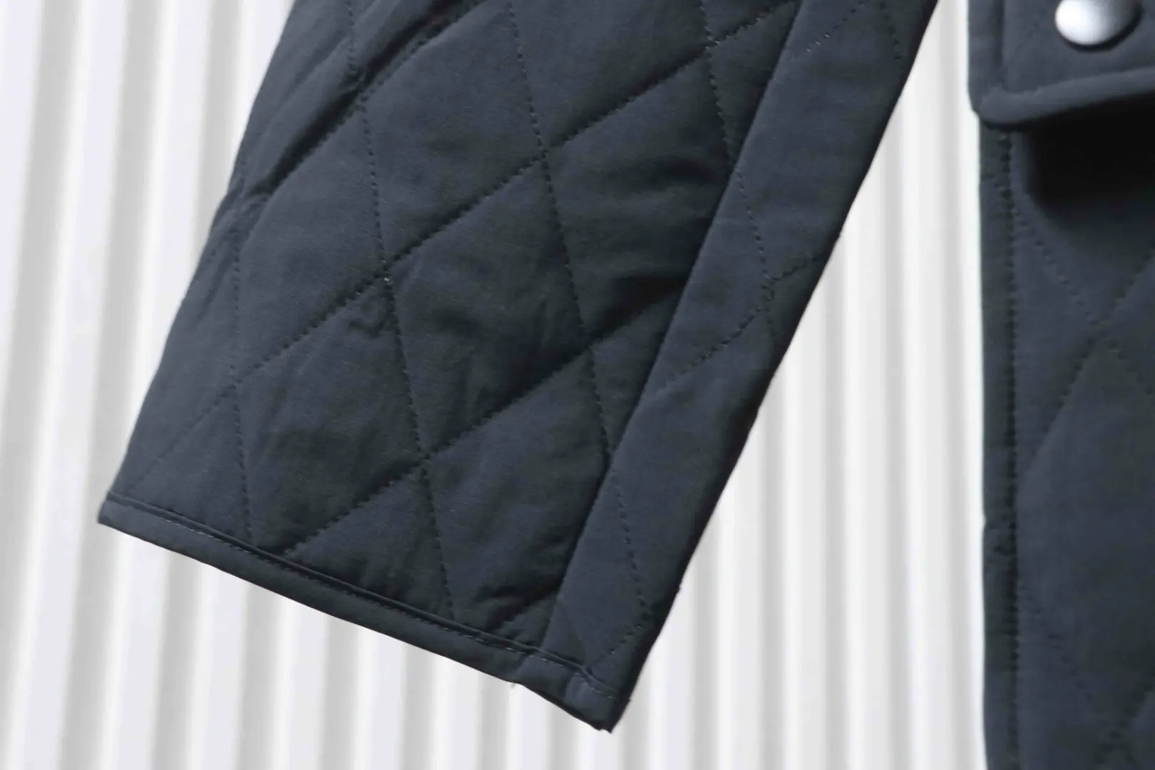 Jacke mit Musiknoten-Logo, Diamanttaschen, Baumwollmantel – Bild 7