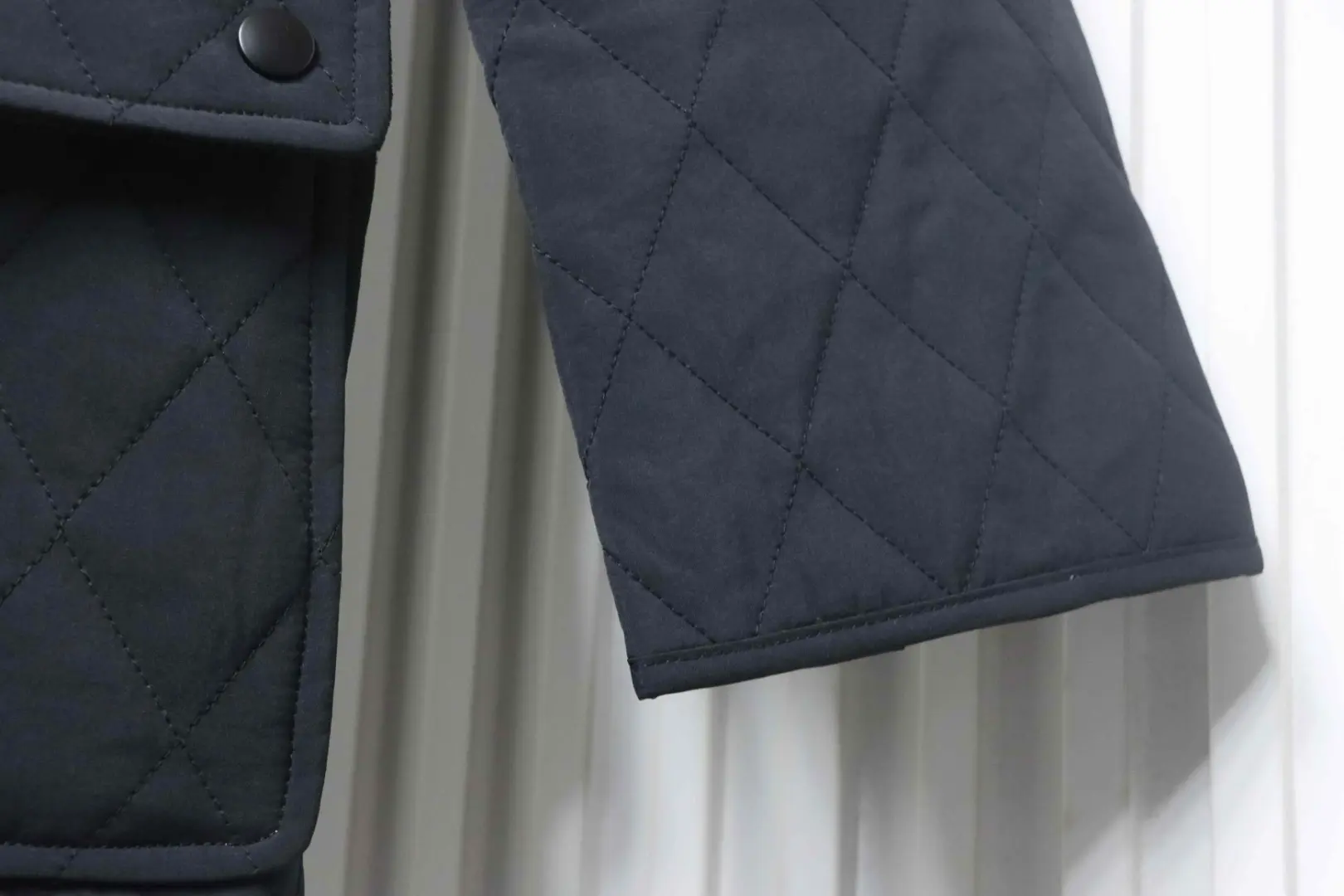 Jacke mit Musiknoten-Logo, Diamanttaschen, Baumwollmantel – Bild 5