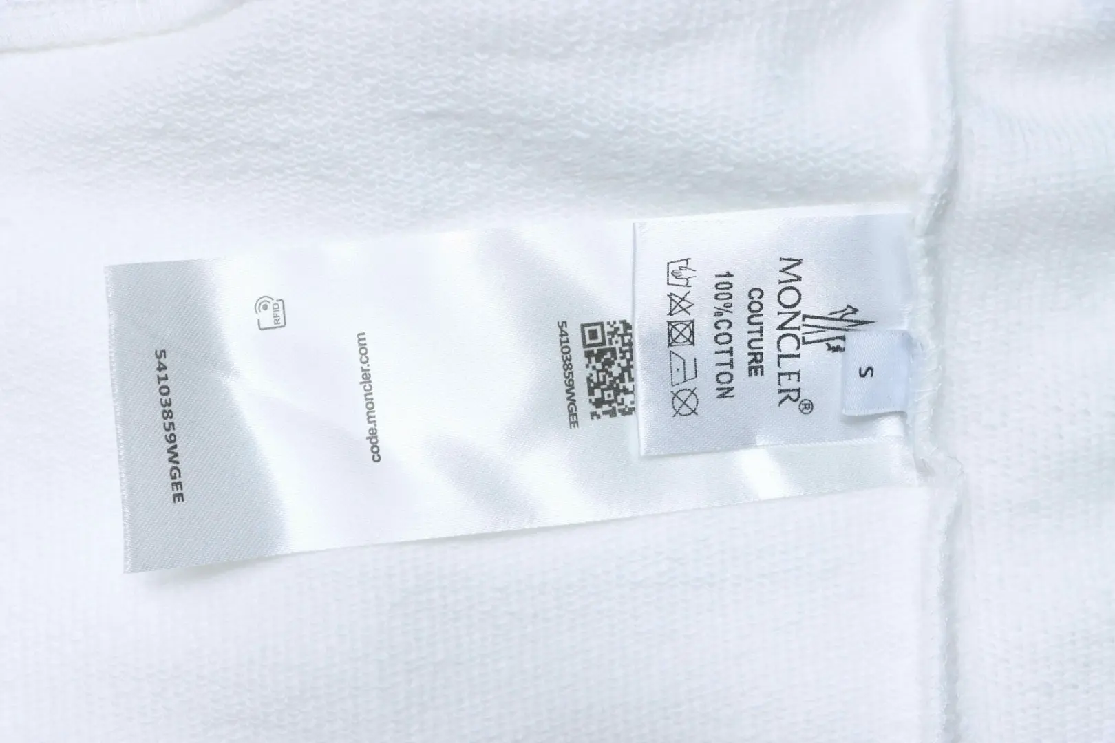 Moncler Classic Sweatshirt mit Flockdruck und Rundhalsausschnitt – Bild 10