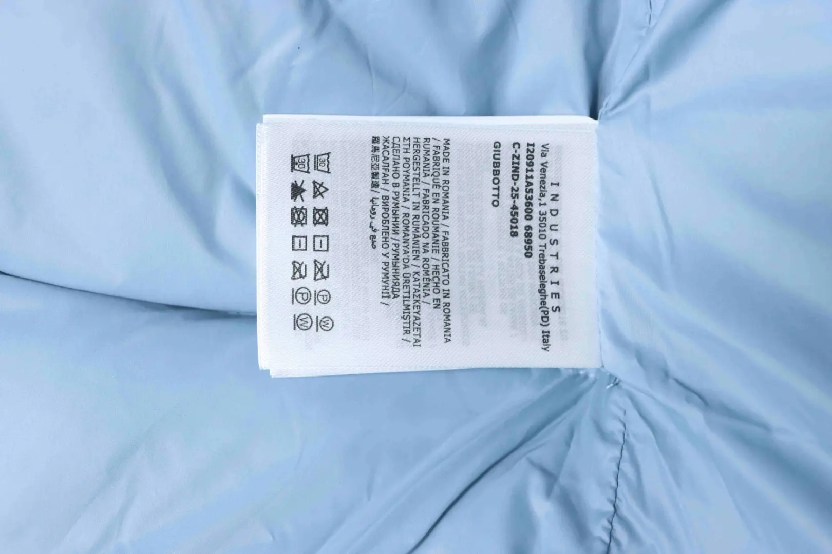 Moncler Daunenjacke mit Stehkragen und Patchwork-Details, Mikrolabel – Bild 14