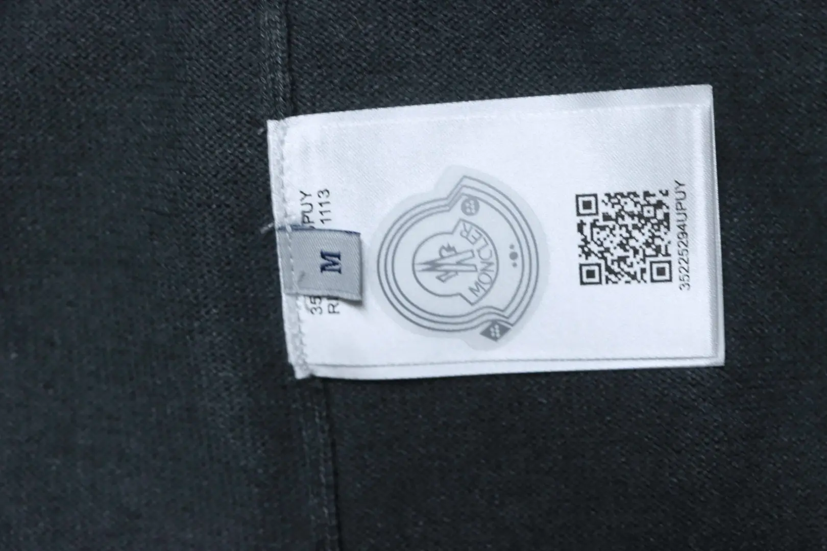 Moncler MC Strickpullover mit kleinem Logo und halbem Reißverschluss XXL – Bild 6