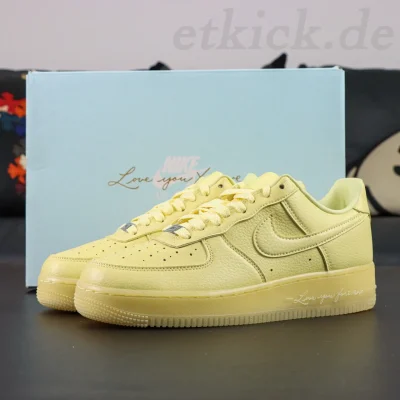 NOCTA x Nike Air Force 1 Certified Lover Boy Leder Klassische Drake-Kollaboration Gelb