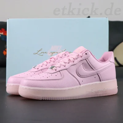 NOCTA x Nike Air Force 1 Certified Lover Boy Leder Klassische Drake-Kollaboration Pink