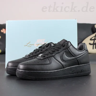 NOCTA x Nike Air Force 1 Certified Lover Boy Leder Klassische Drake-Kollaboration Schwarz
