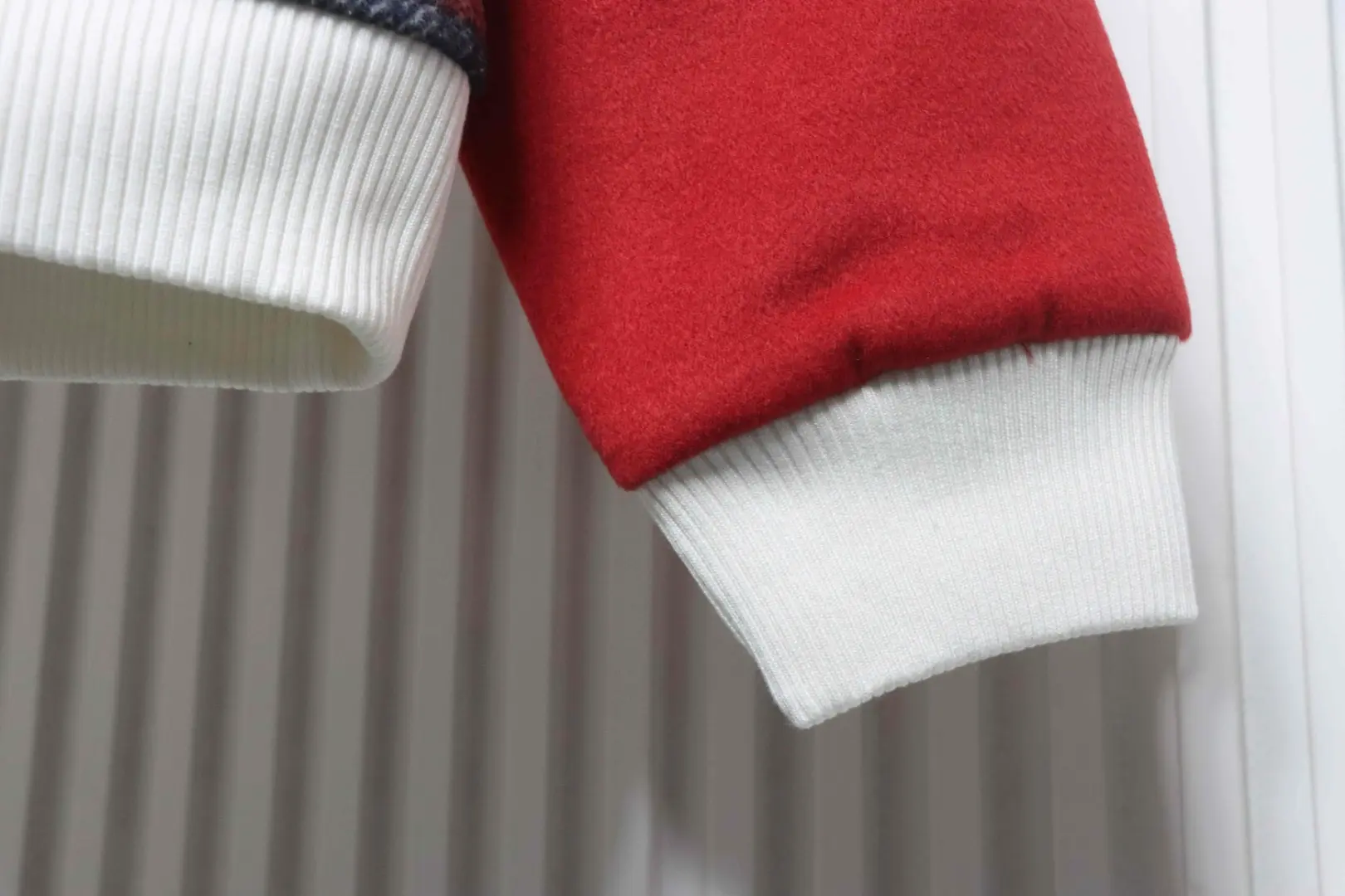 TB-Baseballjacke mit Patchwork-Karomuster und vier Streifen – Bild 10