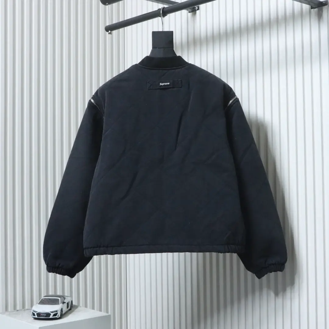 Abnehmbare Fliegerjacke:Weste:2-in-1-Baumwollmantel – Bild 13