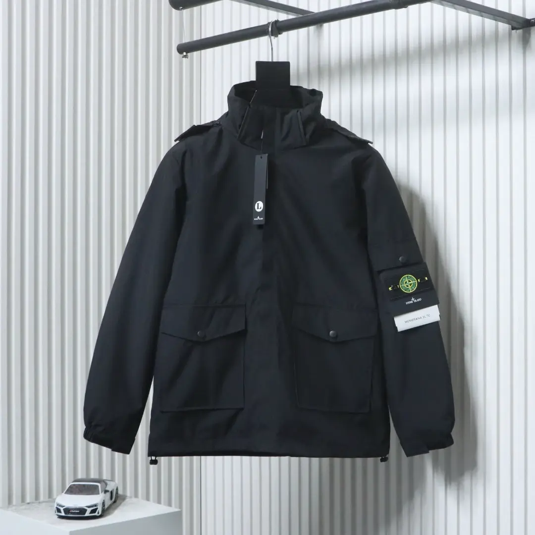 David Light-TC Stehkragen-Jacke mit Reißverschluss und einfarbigem Logo L-4XL – Bild 13