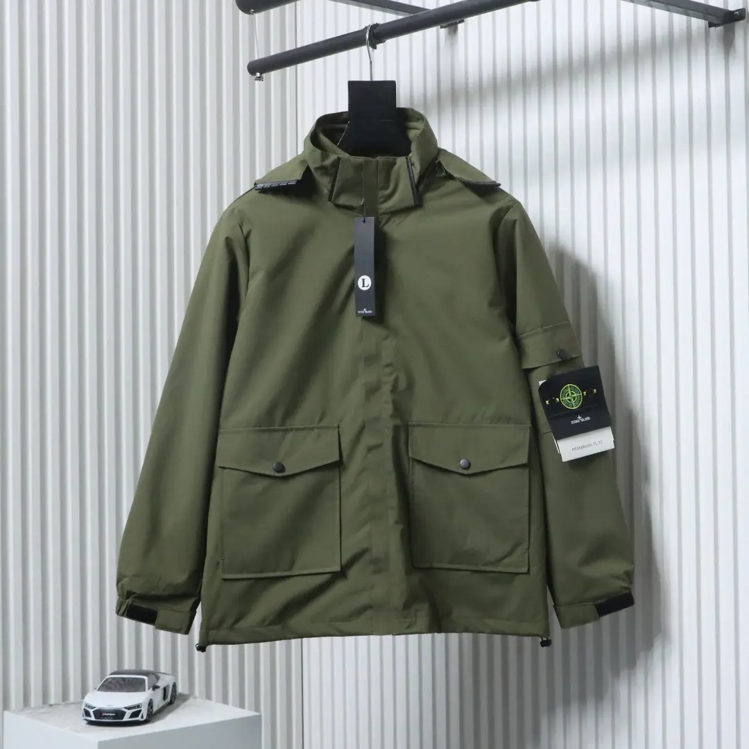 David Light-TC Stehkragen-Jacke mit Reißverschluss und einfarbigem Logo L-4XL – Bild 15