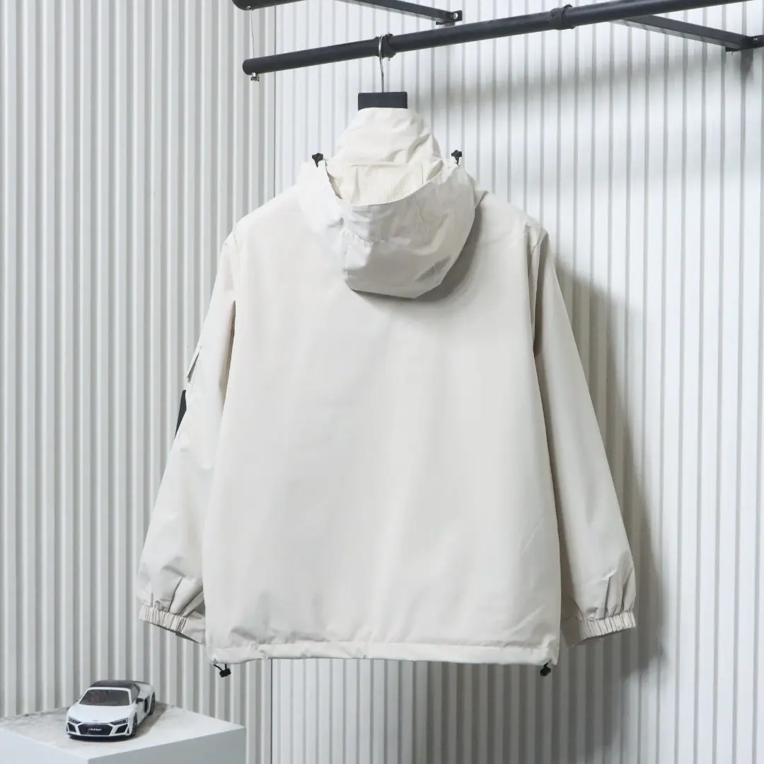 David Light-TC Stehkragen-Jacke mit Reißverschluss und einfarbigem Logo L-4XL – Bild 2