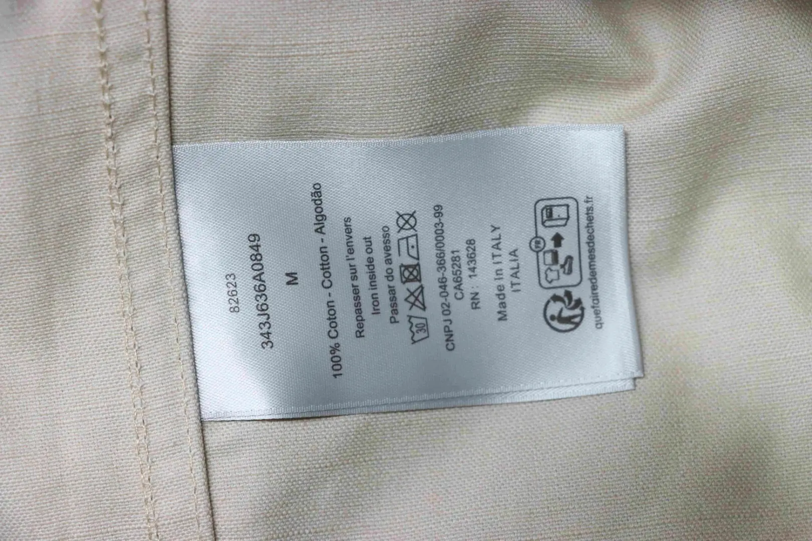 Kapuzenjacke aus Canvas mit gesticktem Logo und Kette in Zusammenarbeit mit anderen Designern – Bild 10