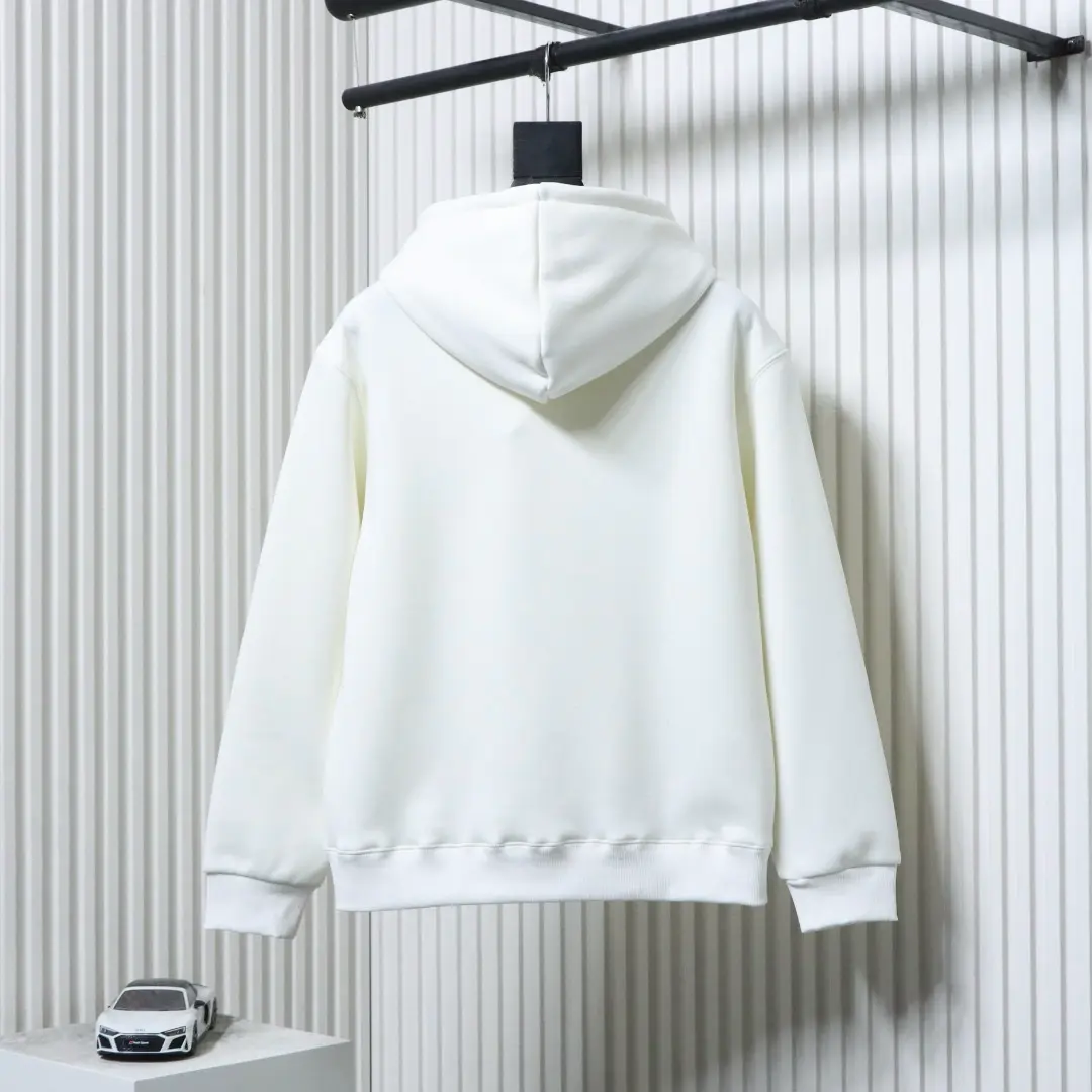 Karierter Hoodie aus hochwertigem, gekämmtem Baumwollstoff – Bild 12