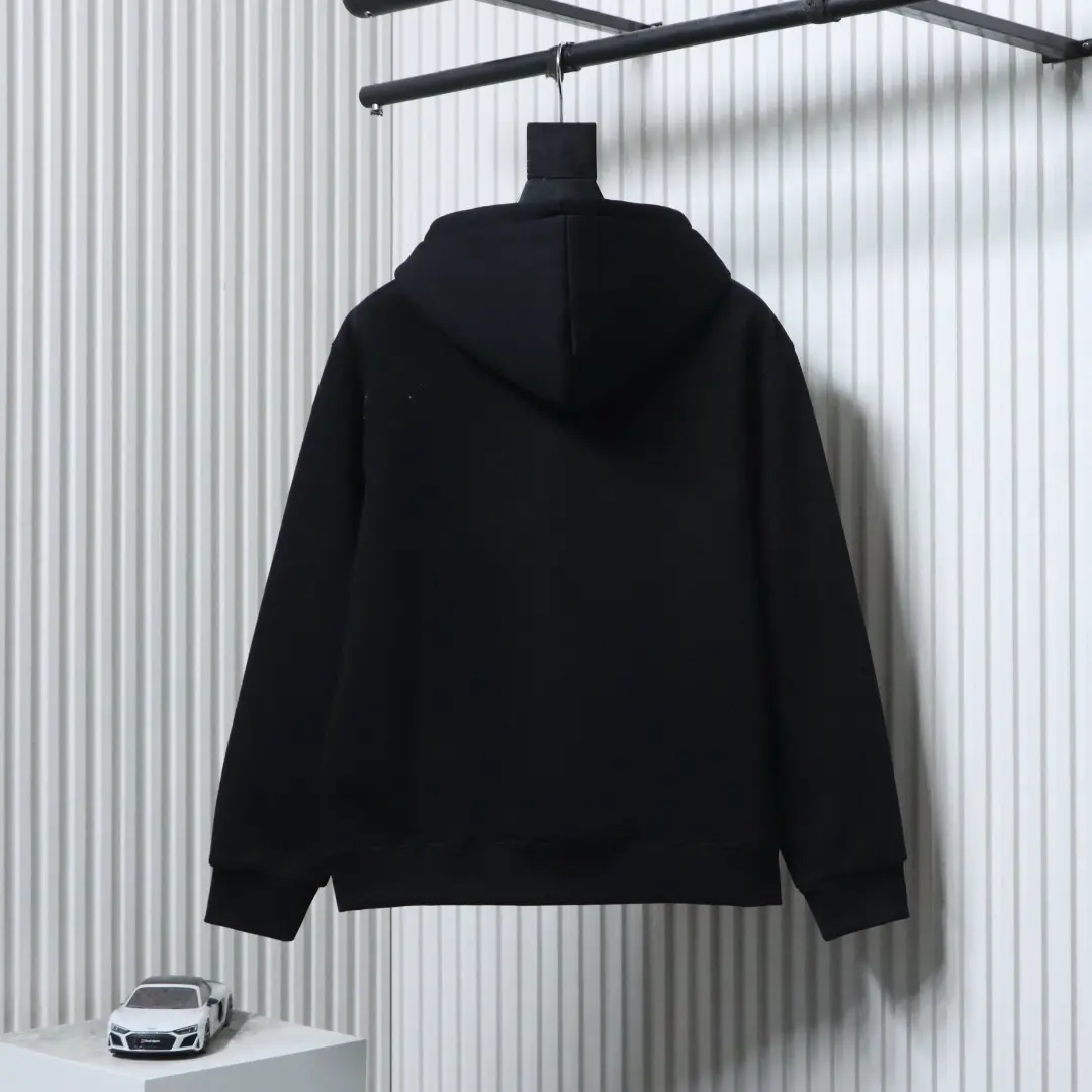 Karierter Hoodie aus hochwertigem, gekämmtem Baumwollstoff – Bild 2