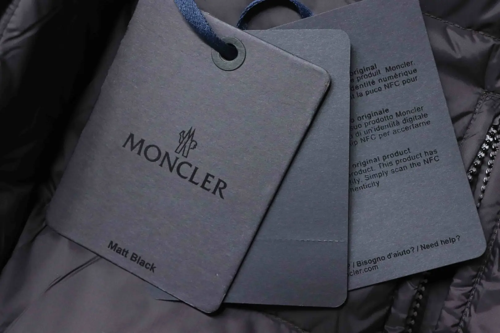 Moncler CYCLONE Daunenjacke mit großem Logo, abnehmbaren Ärmeln und Kapuze – Bild 5