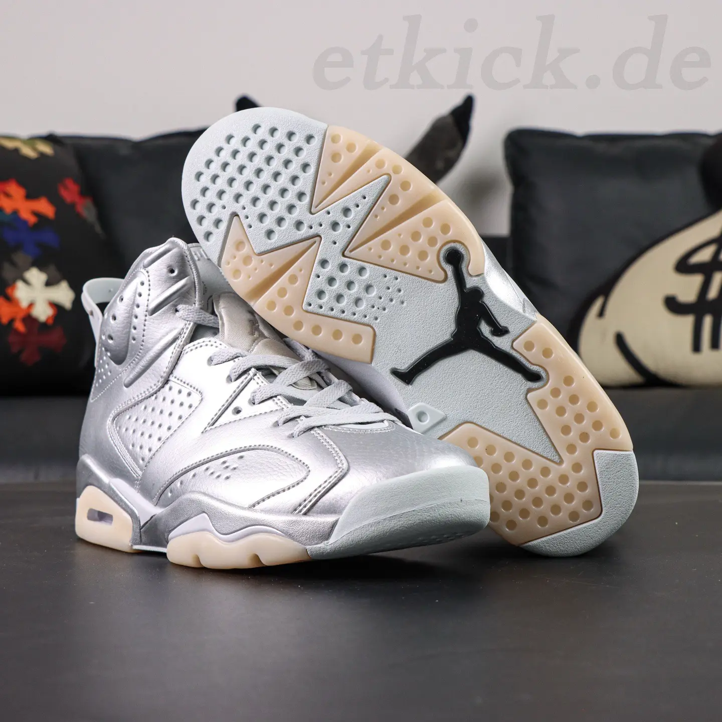PSG x Jordan Air Jordan 6 PSG 2026 Liquid Silver – Bild 4