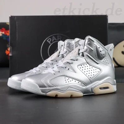 PSG x Jordan Air Jordan 6 PSG 2026 Liquid Silver