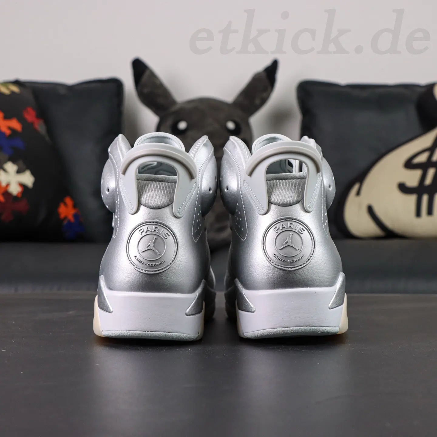 PSG x Jordan Air Jordan 6 PSG 2026 Liquid Silver – Bild 3