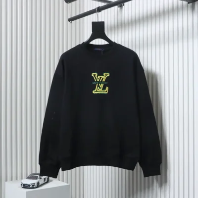 Sweatshirt mit Schaumstoffdruck auf Vorder- und Rückseite und Rundhalsausschnitt