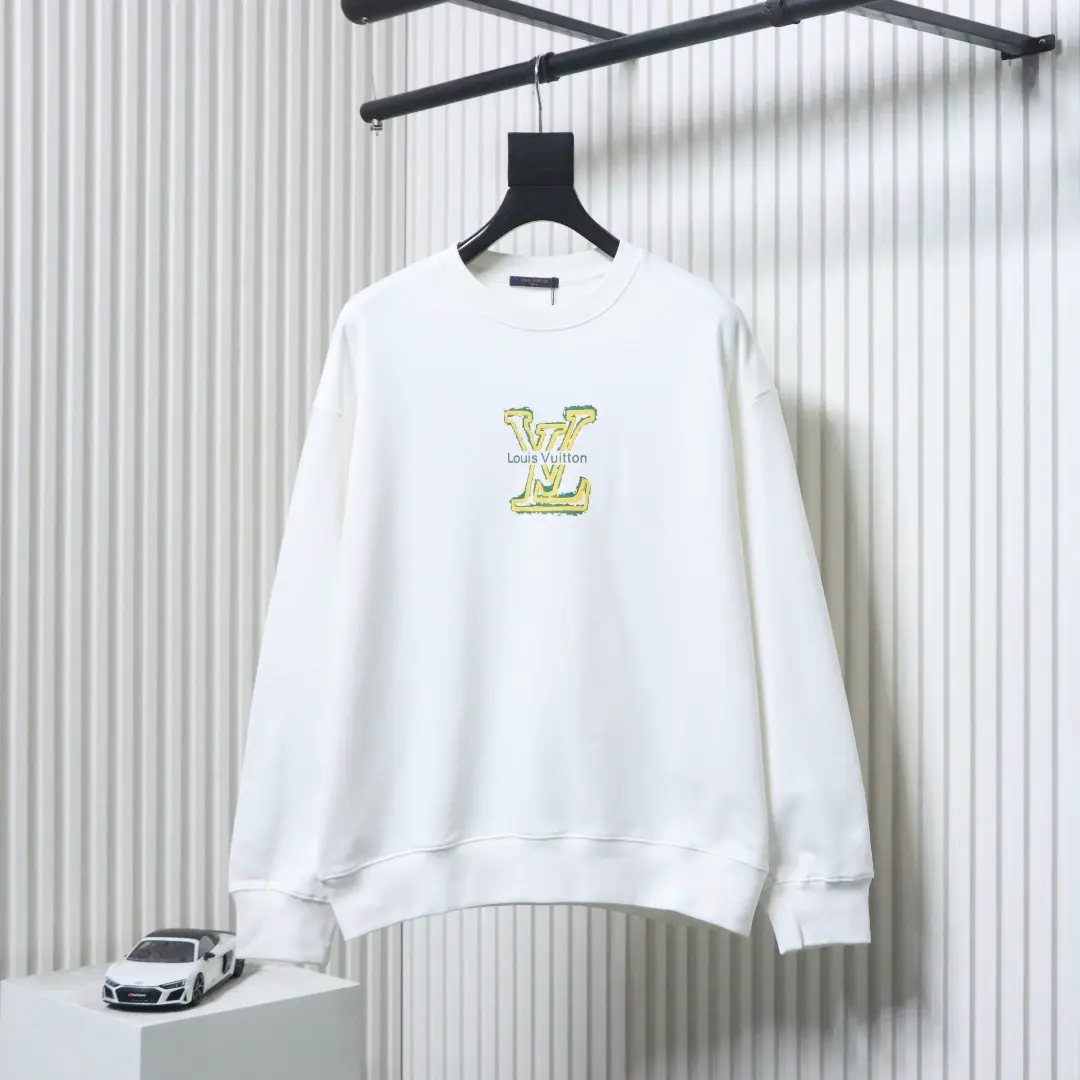 Sweatshirt mit Schaumstoffdruck auf Vorder- und Rückseite und Rundhalsausschnitt M-XXL – Bild 12