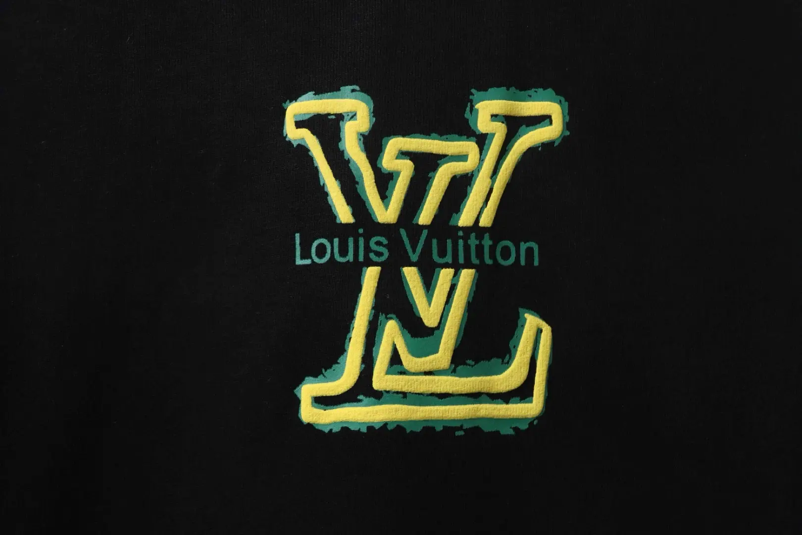 Sweatshirt mit Schaumstoffdruck auf Vorder- und Rückseite und Rundhalsausschnitt M-XXL – Bild 5