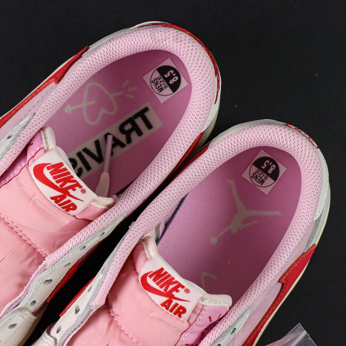 Travis Scott x Air Jordan 1 Low OG Tropical Pink – Bild 8