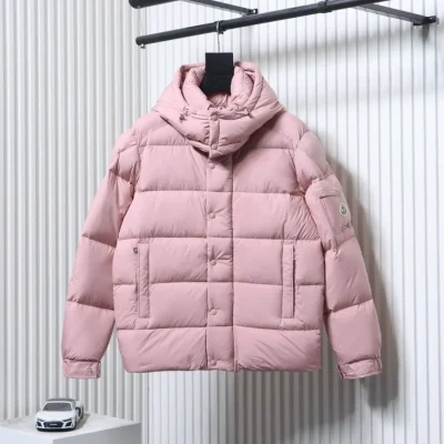 Moncler Matte Mayan Kapuzen-Daunenjacke