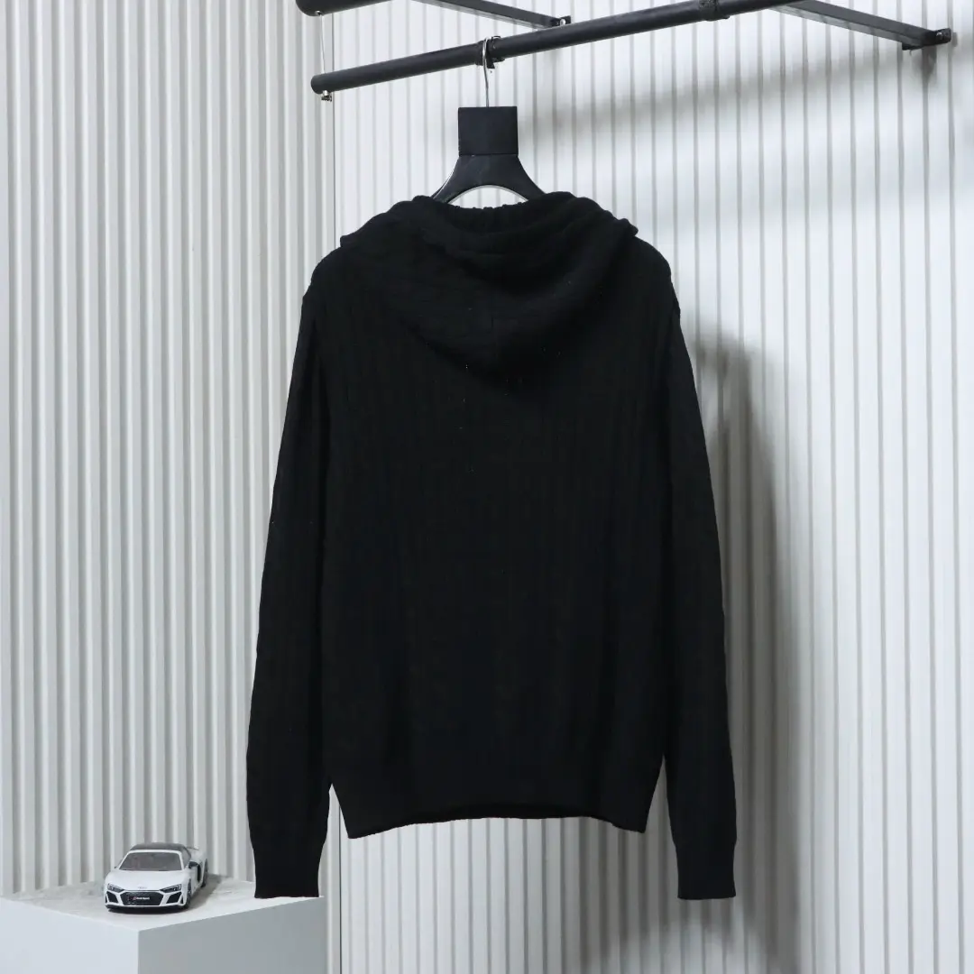 Ralph Lauren Kapuzenpullover mit gesticktem Logo und Zopfmuster – Bild 2