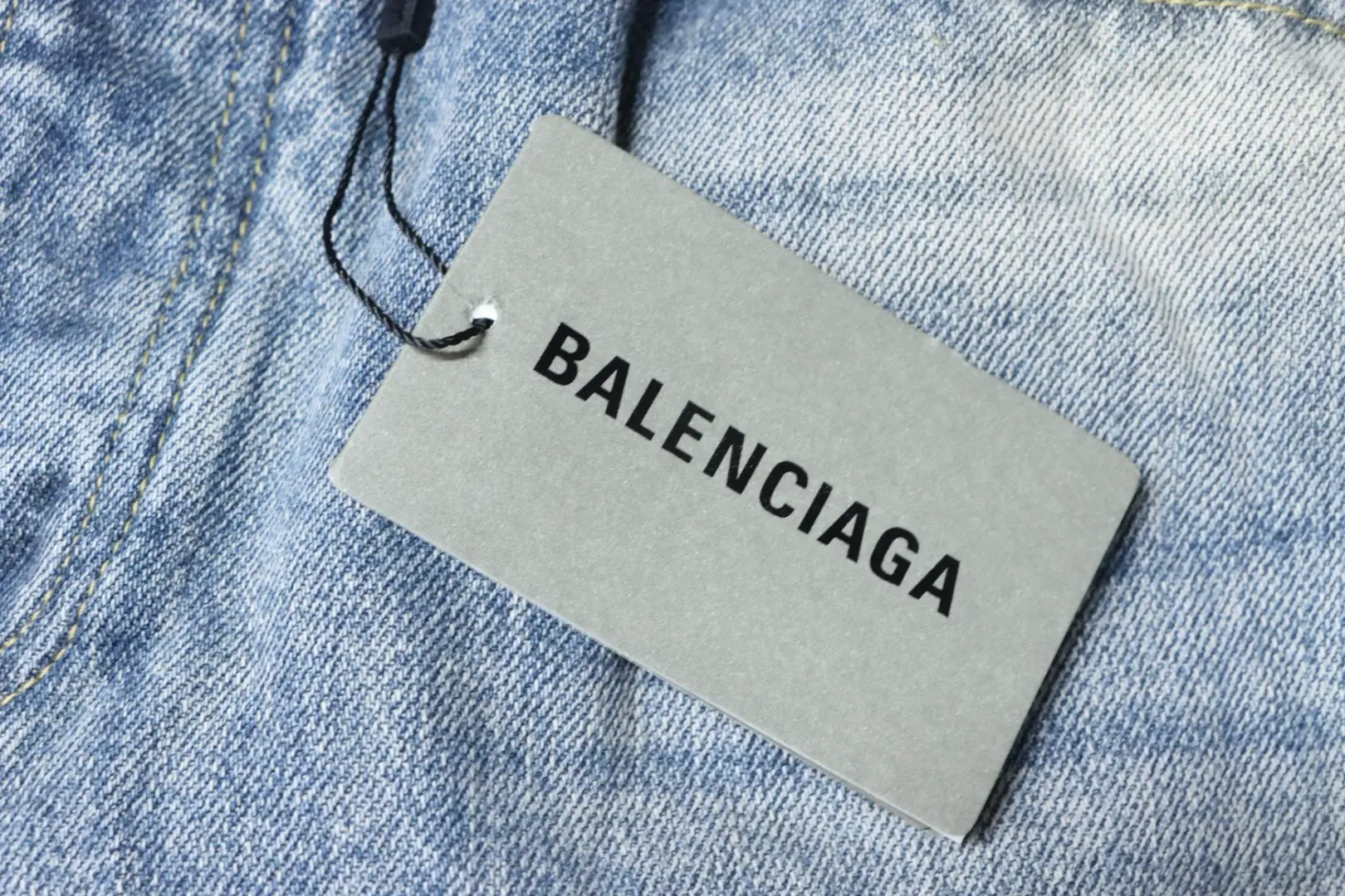 Balenciaga 25SS gewaschene Used-Jeans – Bild 9