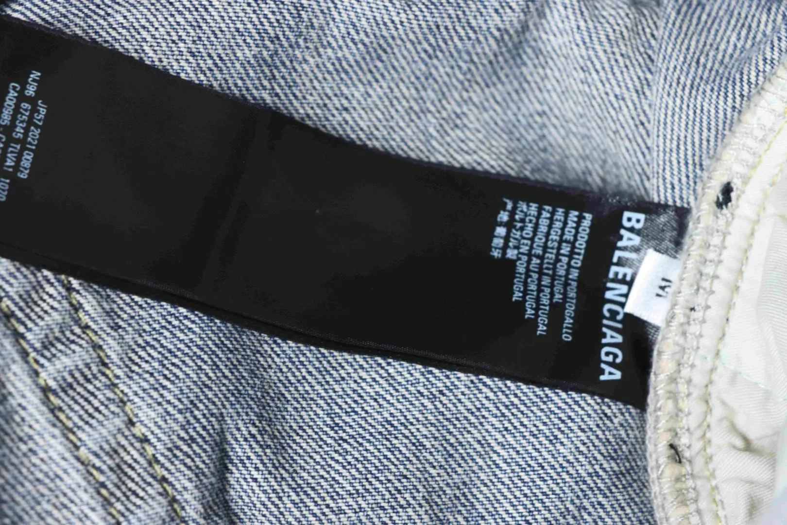 Balenciaga 25SS gewaschene Used-Jeans – Bild 10