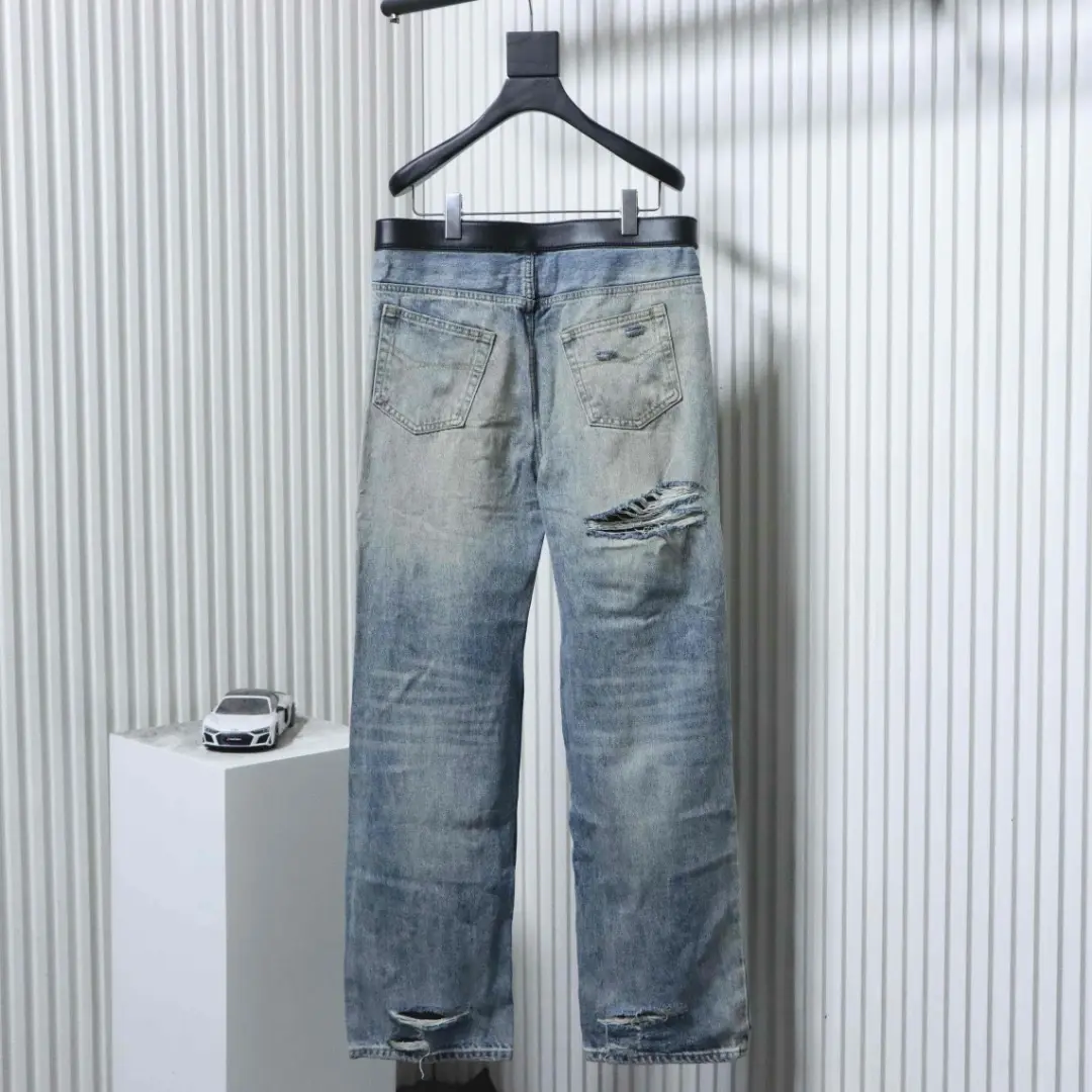 Balenciaga 25SS gewaschene Used-Jeans – Bild 2