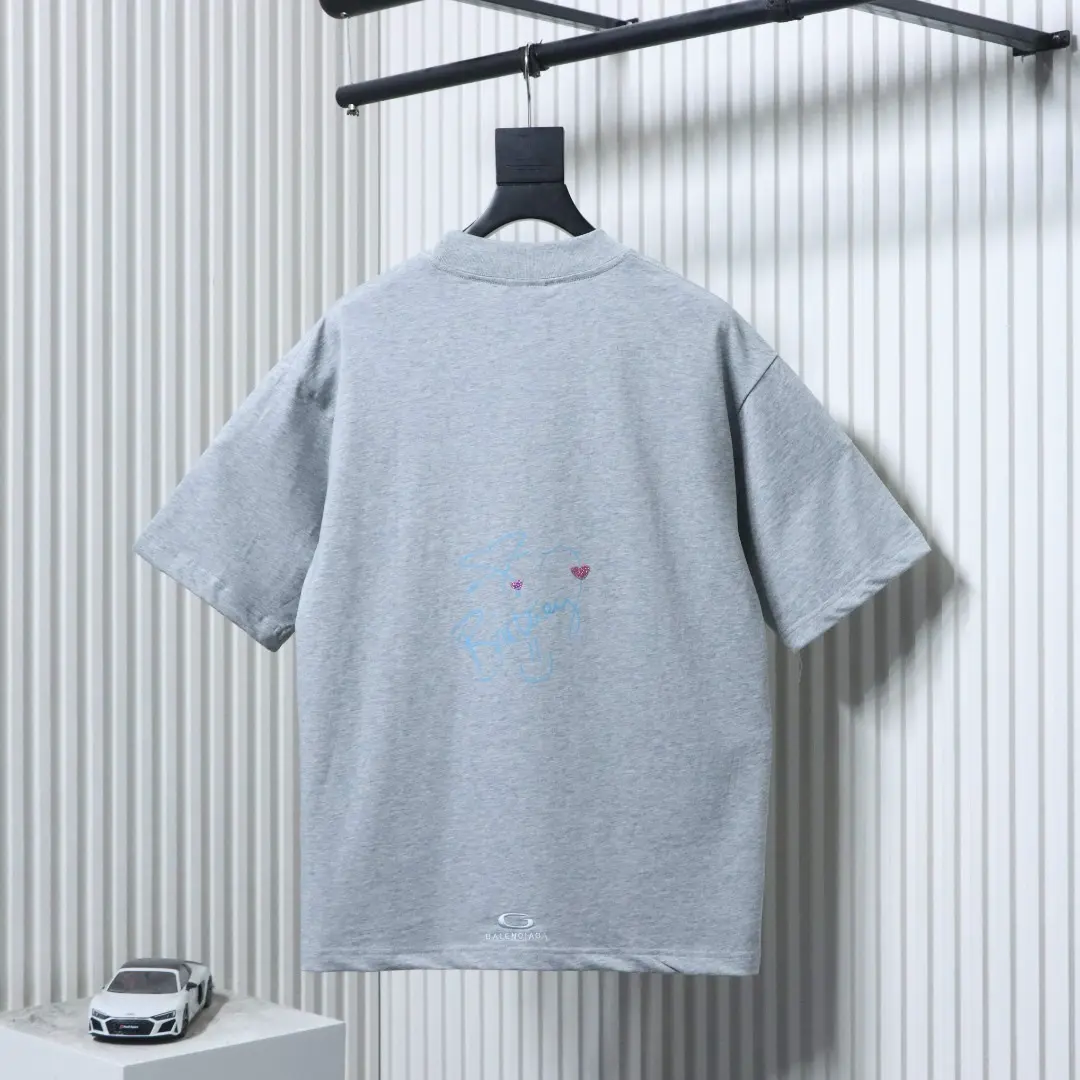 Balenciaga Music Collection Britney Spears Portrait Washed Crew Neck Kurzarm – Bild 12