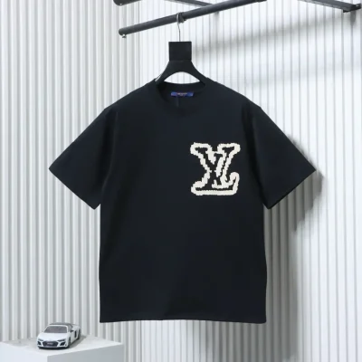 Kurzärmeliges Shirt mit großbuchstabigem Cloud-Monogramm und Puff-Print