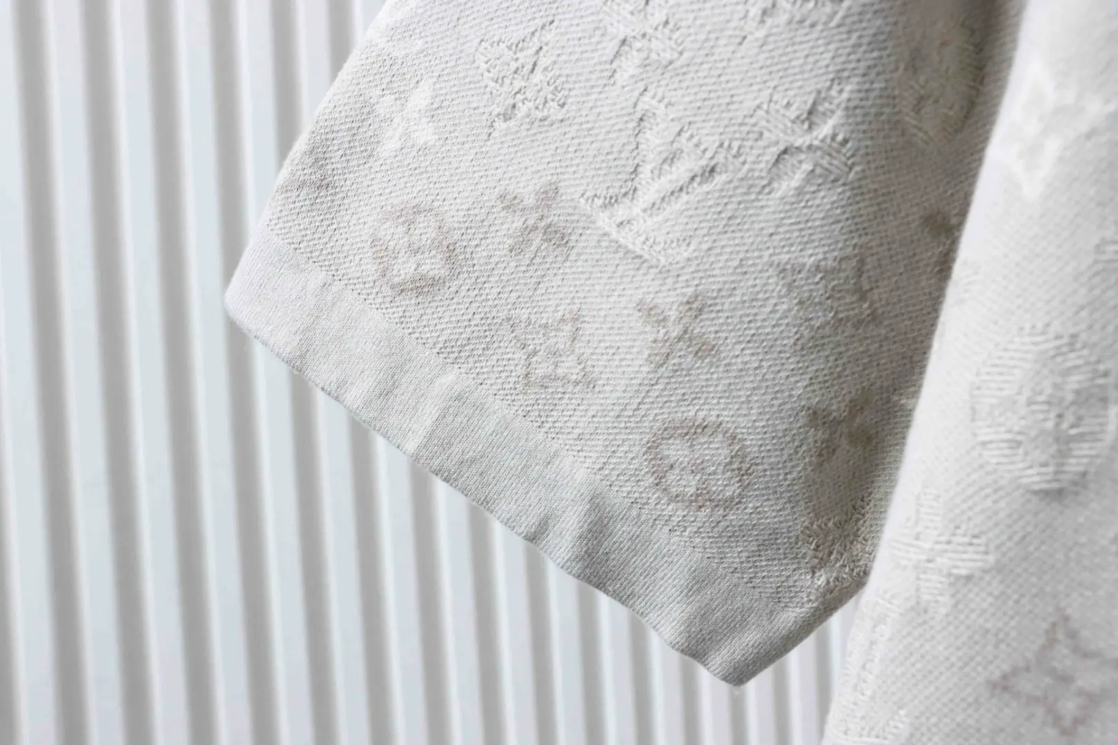 Kurzärmeliges Top mit Allover-Jacquard-Strickmuster – Bild 5