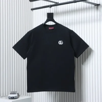 Kurzarm-T-Shirt mit gesticktem Doppel-G-Logo