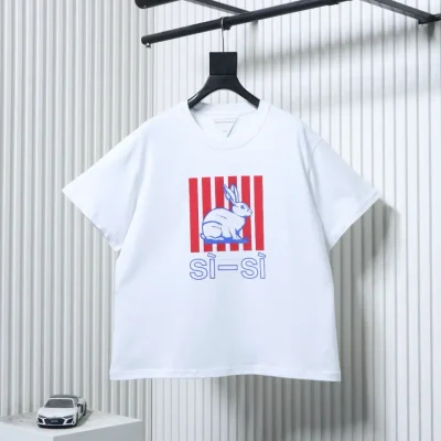 Kurzarmhemd mit Hasenmuster