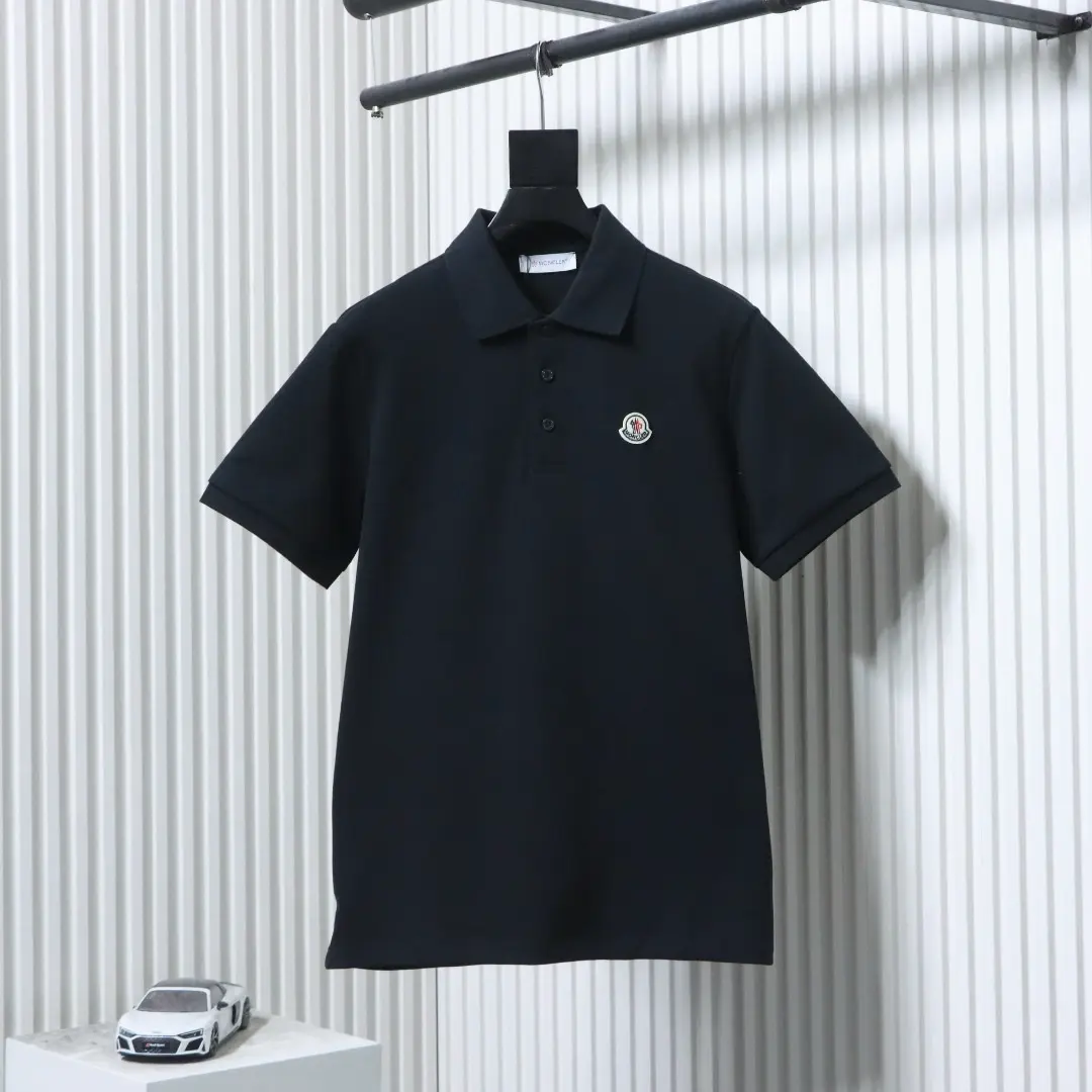 Moncler Klassisches Kurzarm-Poloshirt mit Brustlogo M-XXL – Bild 11